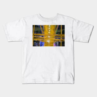 Ferris Wheel bokeh Kids T-Shirt